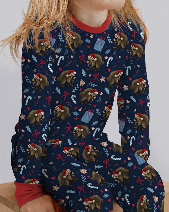 Be A Merry Jimothy Bamboo Two Piece Long Sleeve Pajama Set