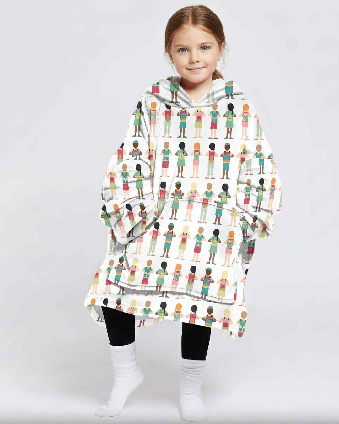 Little Friends Everywhere Bamboo Blanket Hoodie