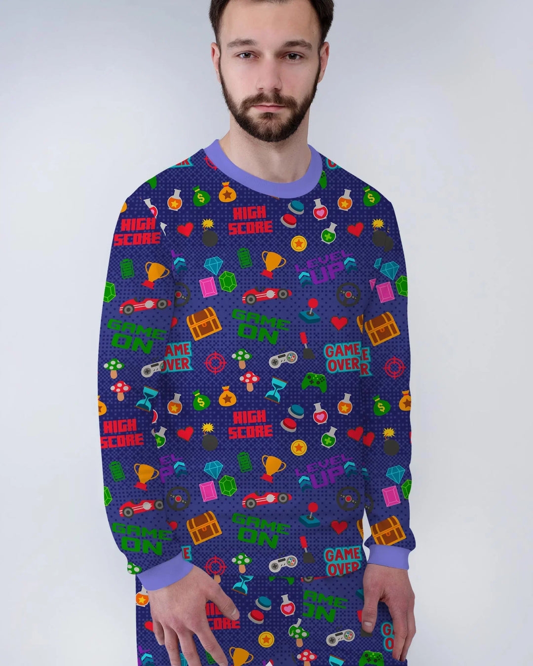 Vorlage Herren-Pyjama-Set