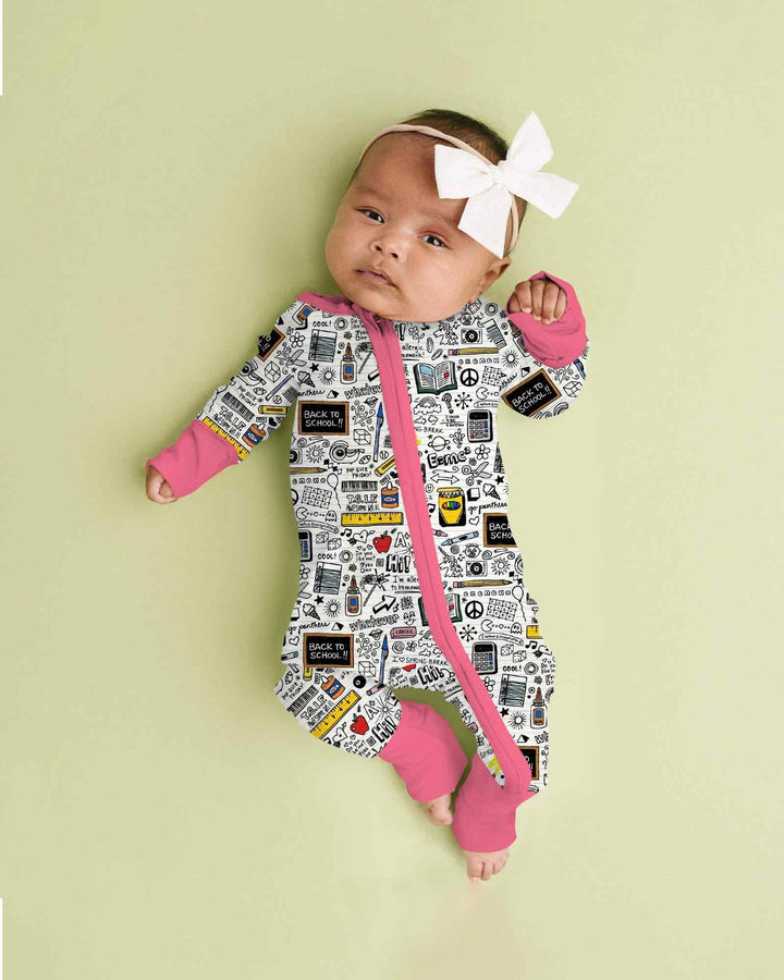 Gerippte Babykleidung mit individuellem Foto - Weich &amp; Skizzenhaft