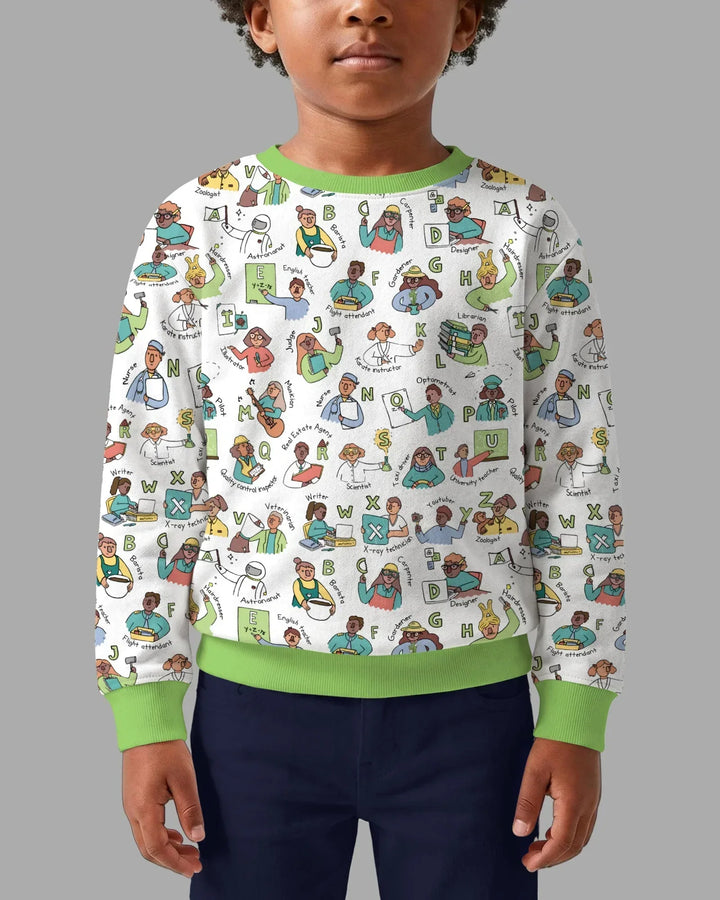 Sweatshirt mit Rundhalsausschnitt aus Bambusfaser
