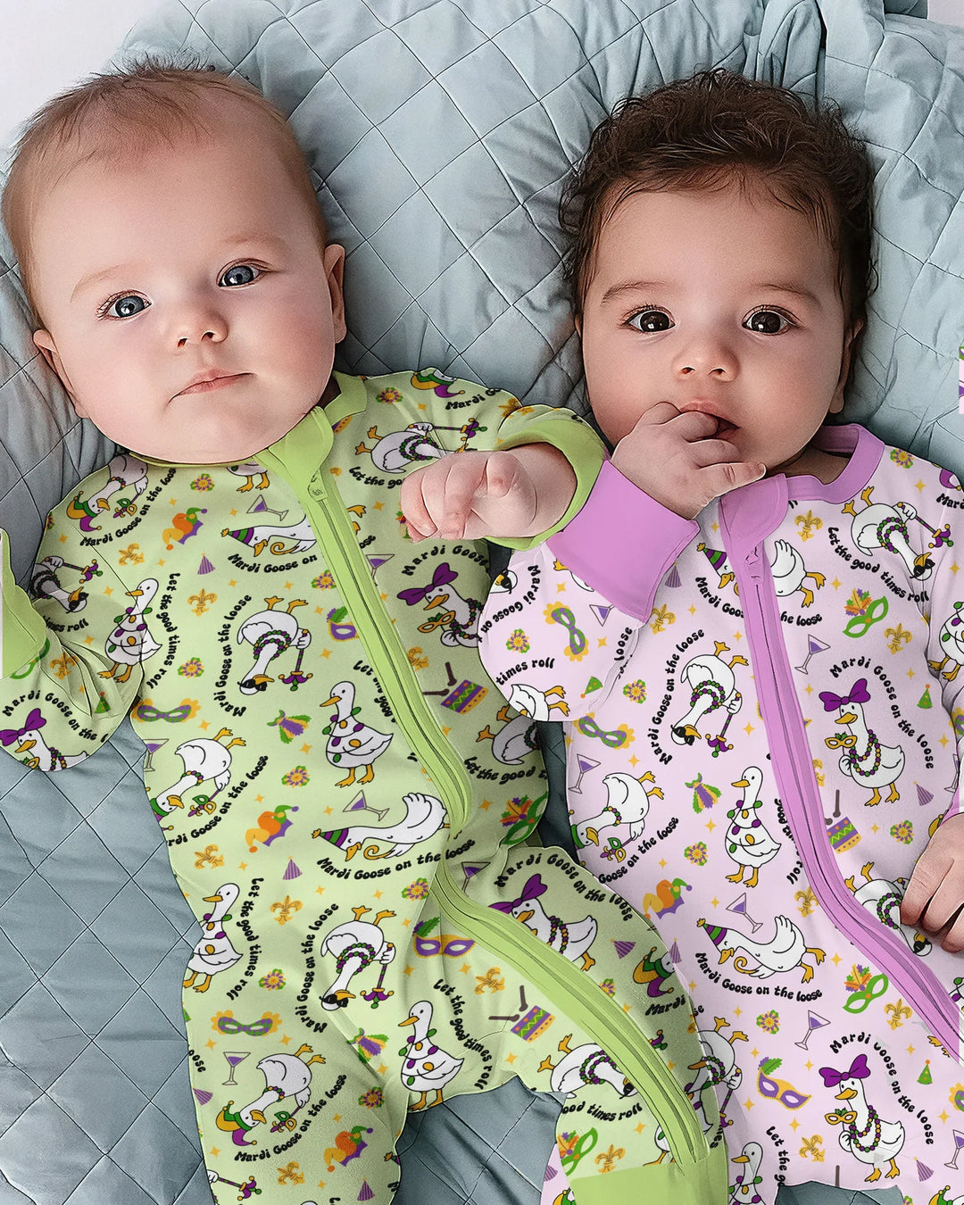 Gerippte Babykleidung mit individuellem Foto - Weich &amp; Skizzenhaft
