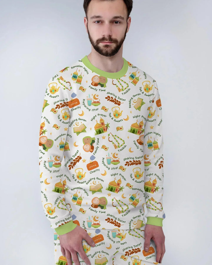 Vorlage Herren-Pyjama-Set