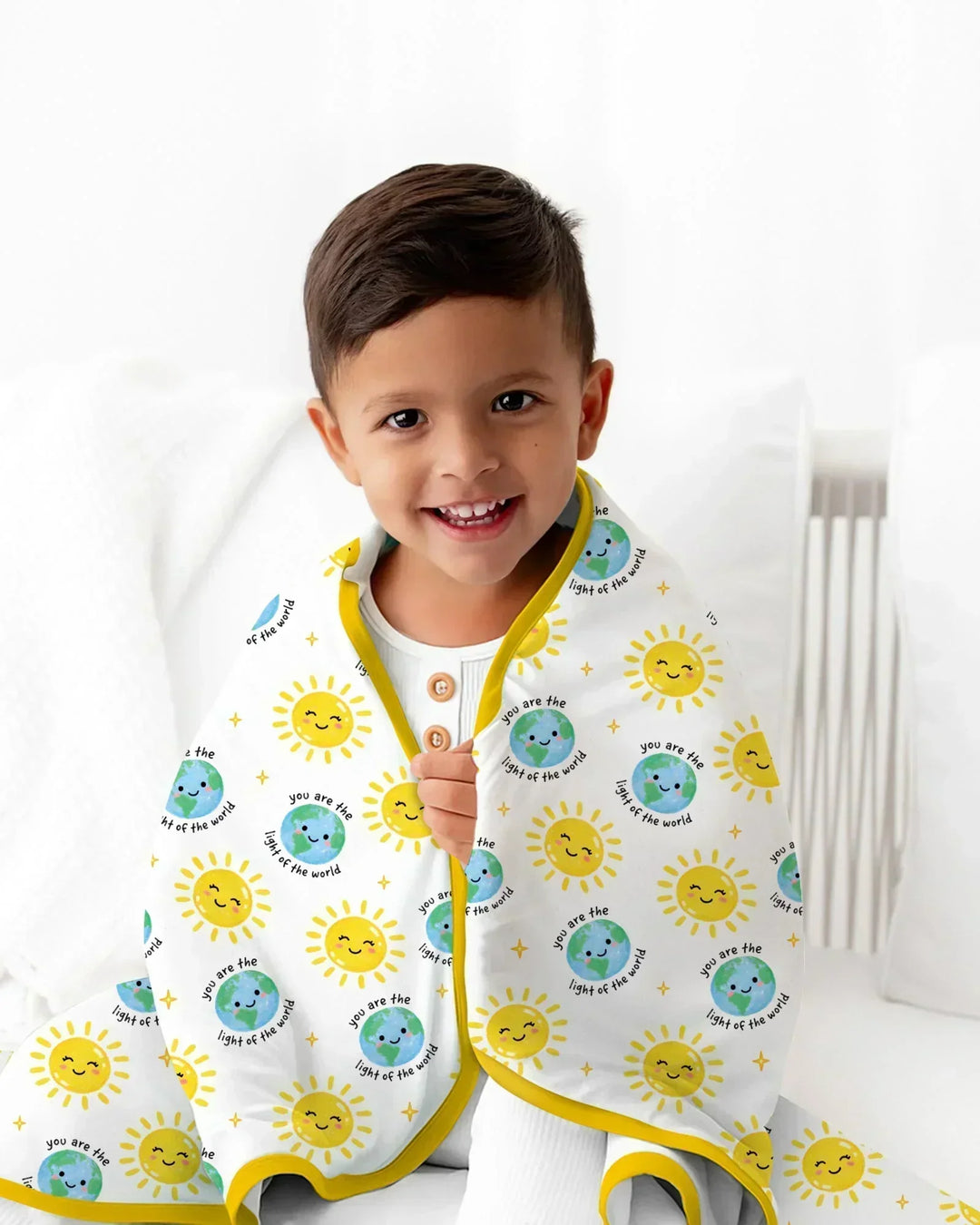 Matthew 5:14 Light of the World Bamboo Blanket