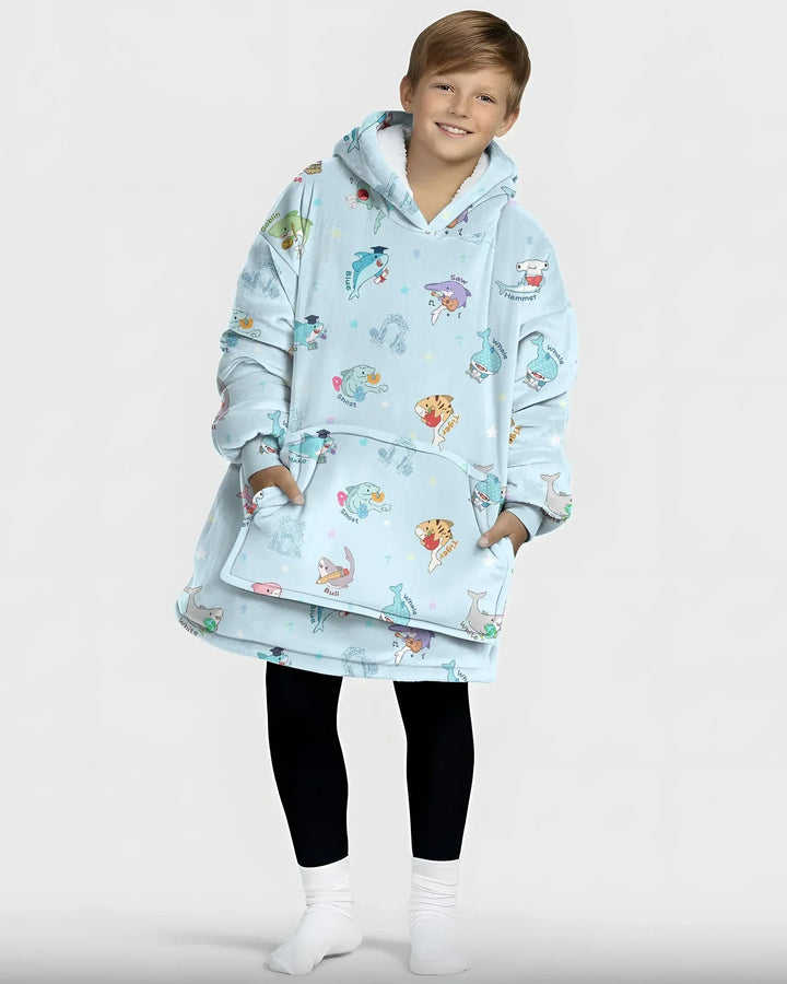 Benutzerdefinierter Bambus-Deckenhoodie (Vorlage)