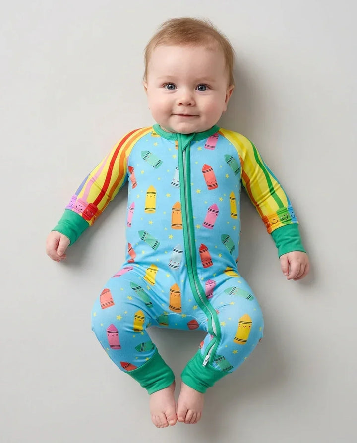 Happy Crayon Friends Bamboo Convertible Zippy