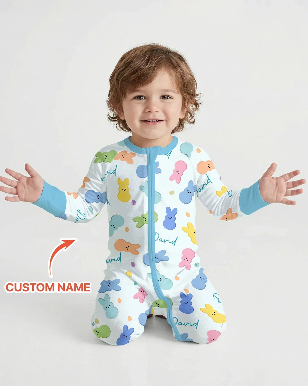 Gerippte Babykleidung mit individuellem Foto - Weich &amp; Skizzenhaft