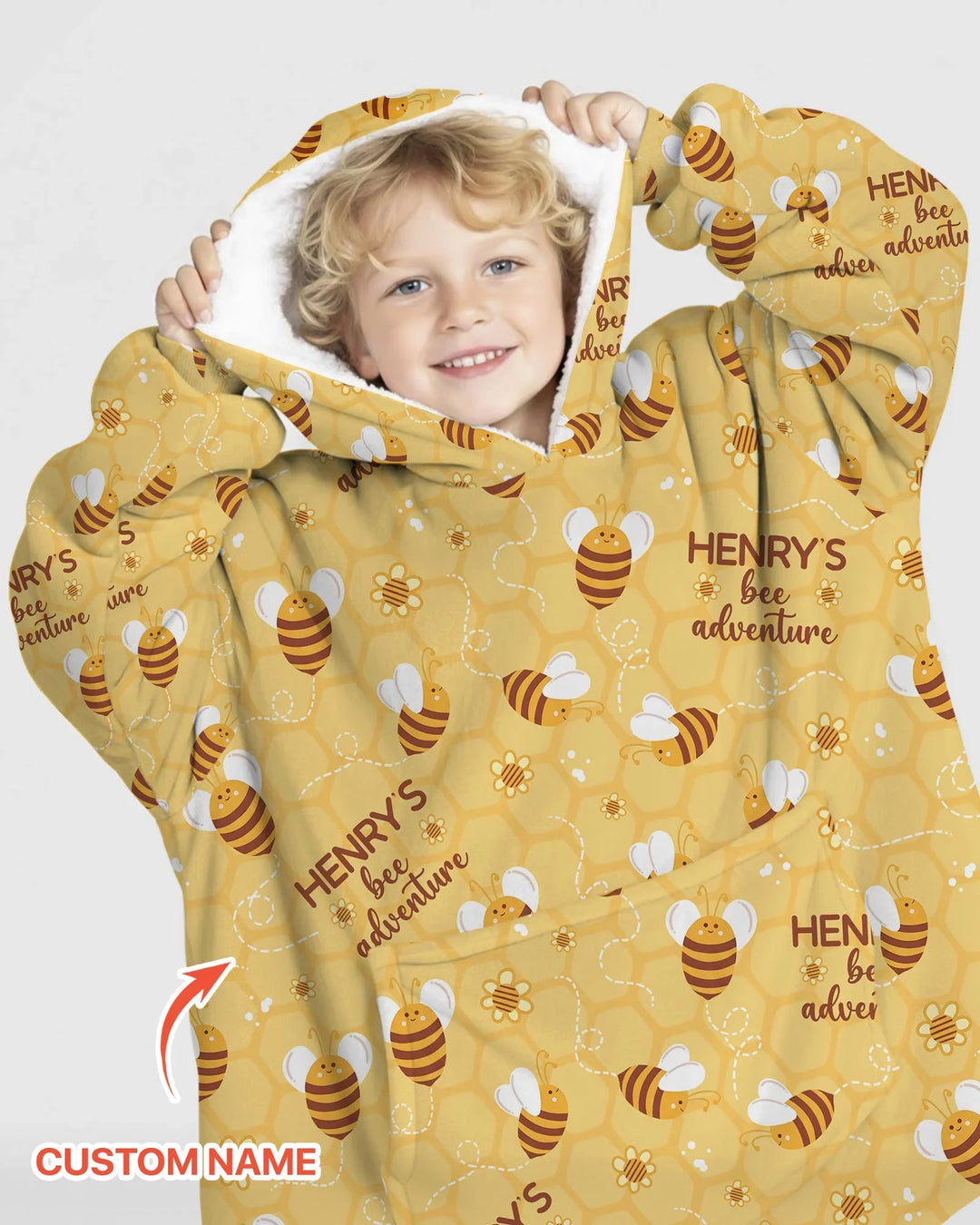 Benutzerdefinierter Bambus-Deckenhoodie (Vorlage)