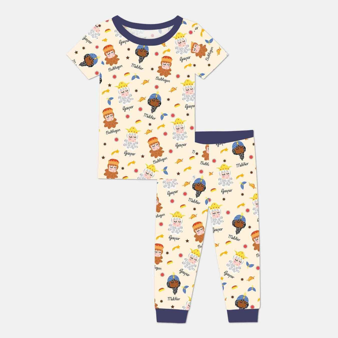 Tres Reyes Magos Bamboo Two Piece Short Sleeve Pajama Set