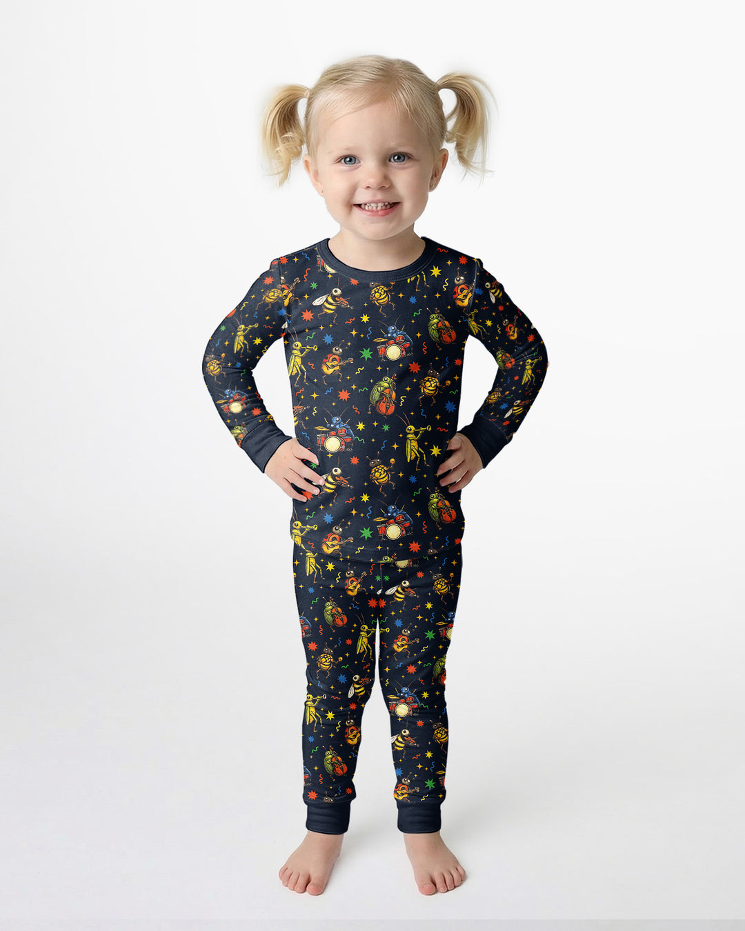 Bug Orchestra Bamboo Two Piece Long Sleeve Pajama Set