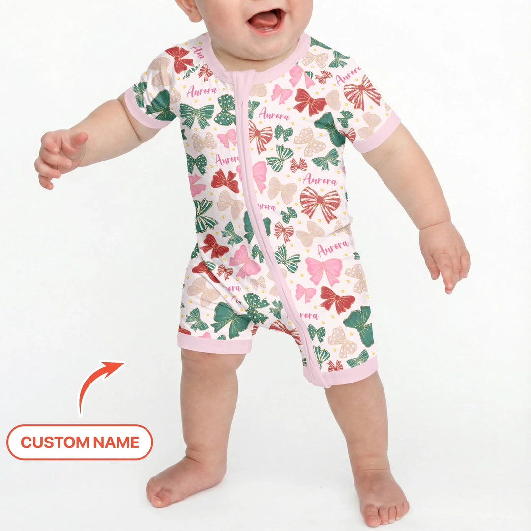 Zweiteiliges Pyjama-Set mit kurzen Ärmeln und Shorts im Sommer-Design