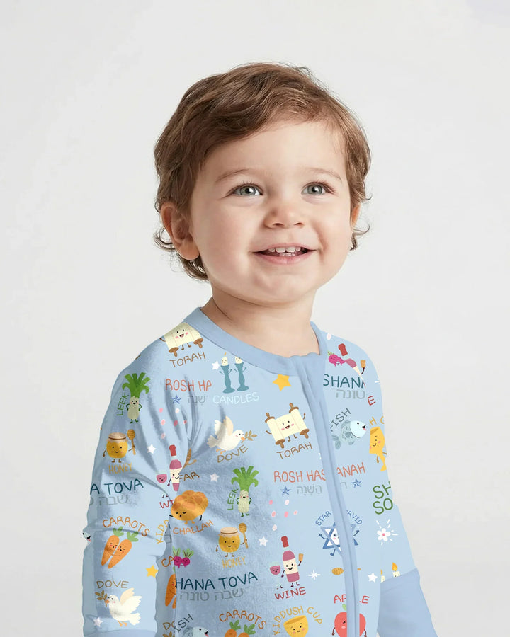 Gerippte Babykleidung mit individuellem Foto - Weich &amp; Skizzenhaft