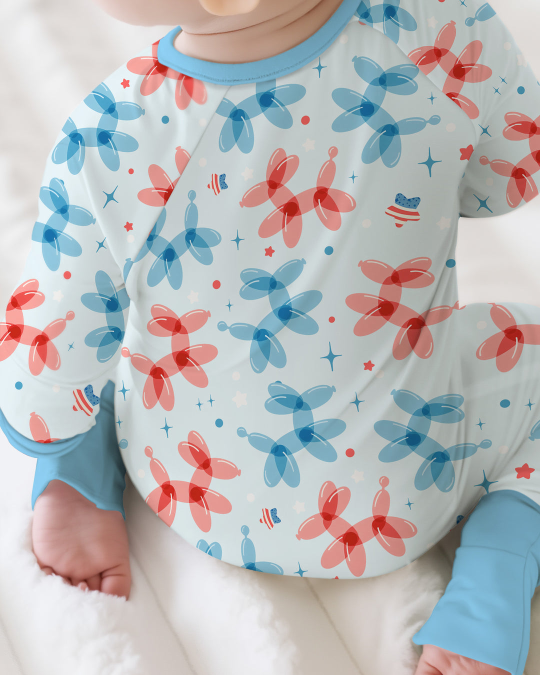 Gerippte Babykleidung mit individuellem Foto - Weich &amp; Skizzenhaft