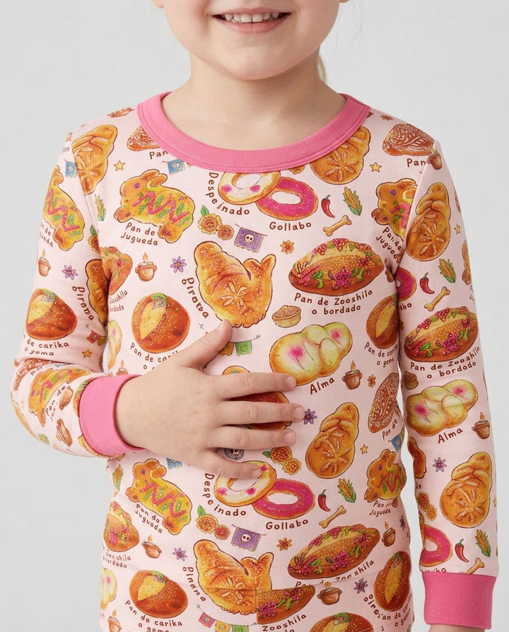 Pan Dulce Dreams Bamboo Two Piece Long Sleeve Pajama Set