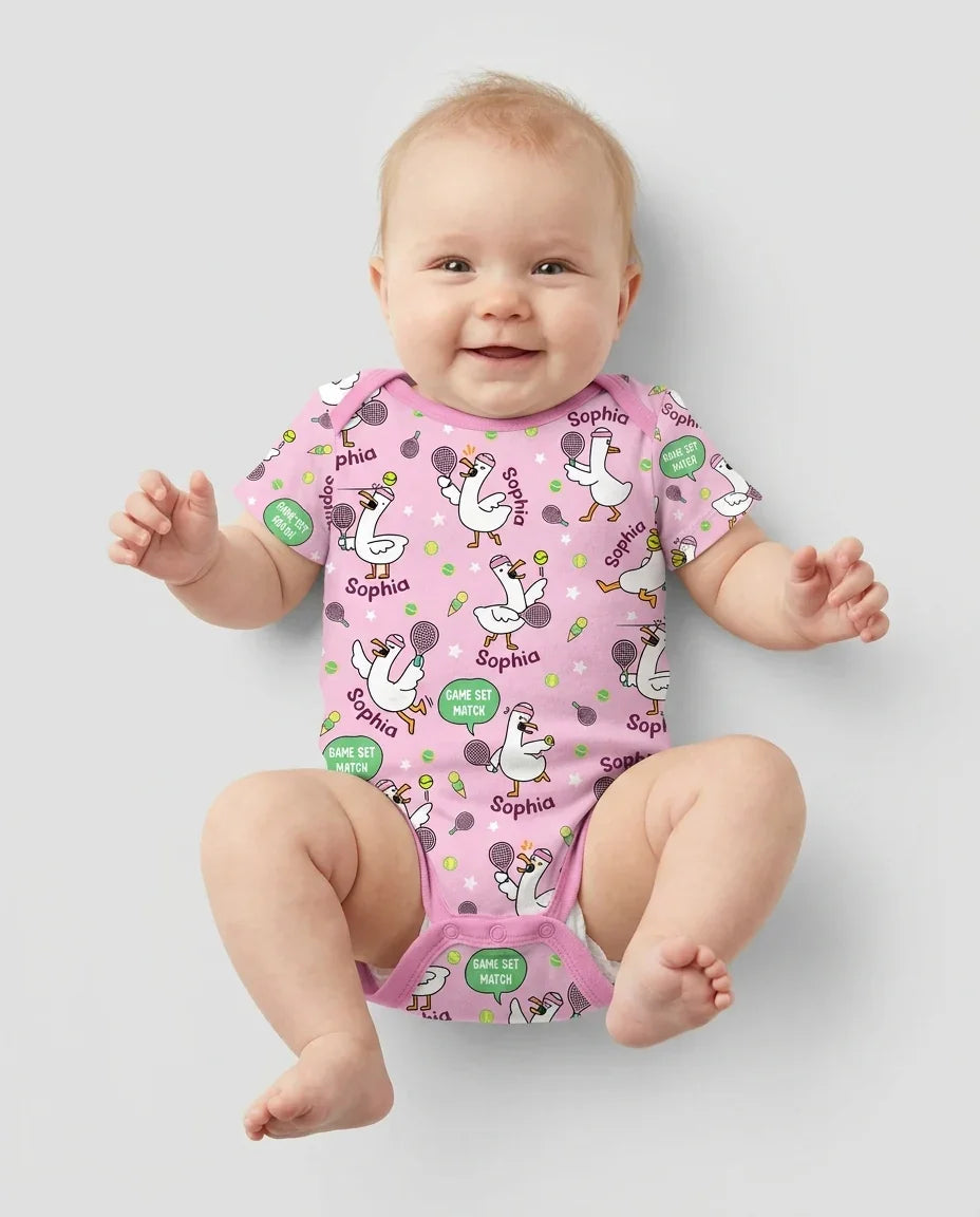 Gerippte Babykleidung mit individuellem Foto - Weich &amp; Skizzenhaft