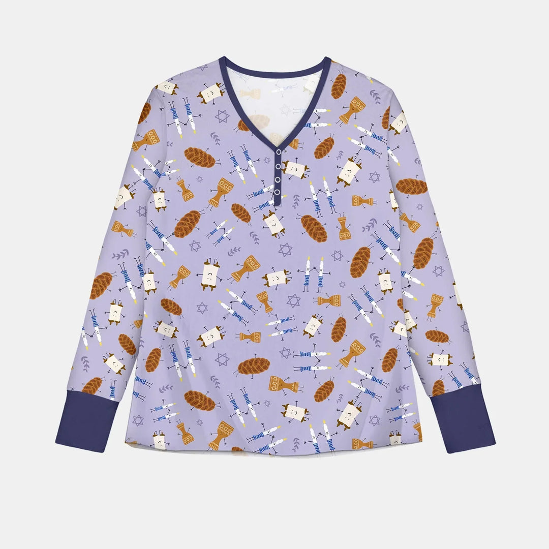 Vorlage für individuelles Damen-Pyjama-Set