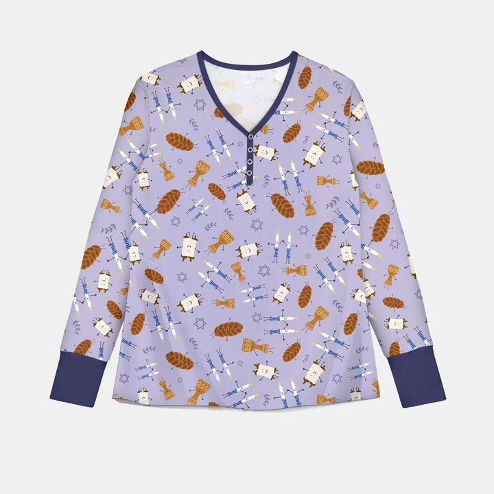 Vorlage für individuelles Damen-Pyjama-Set