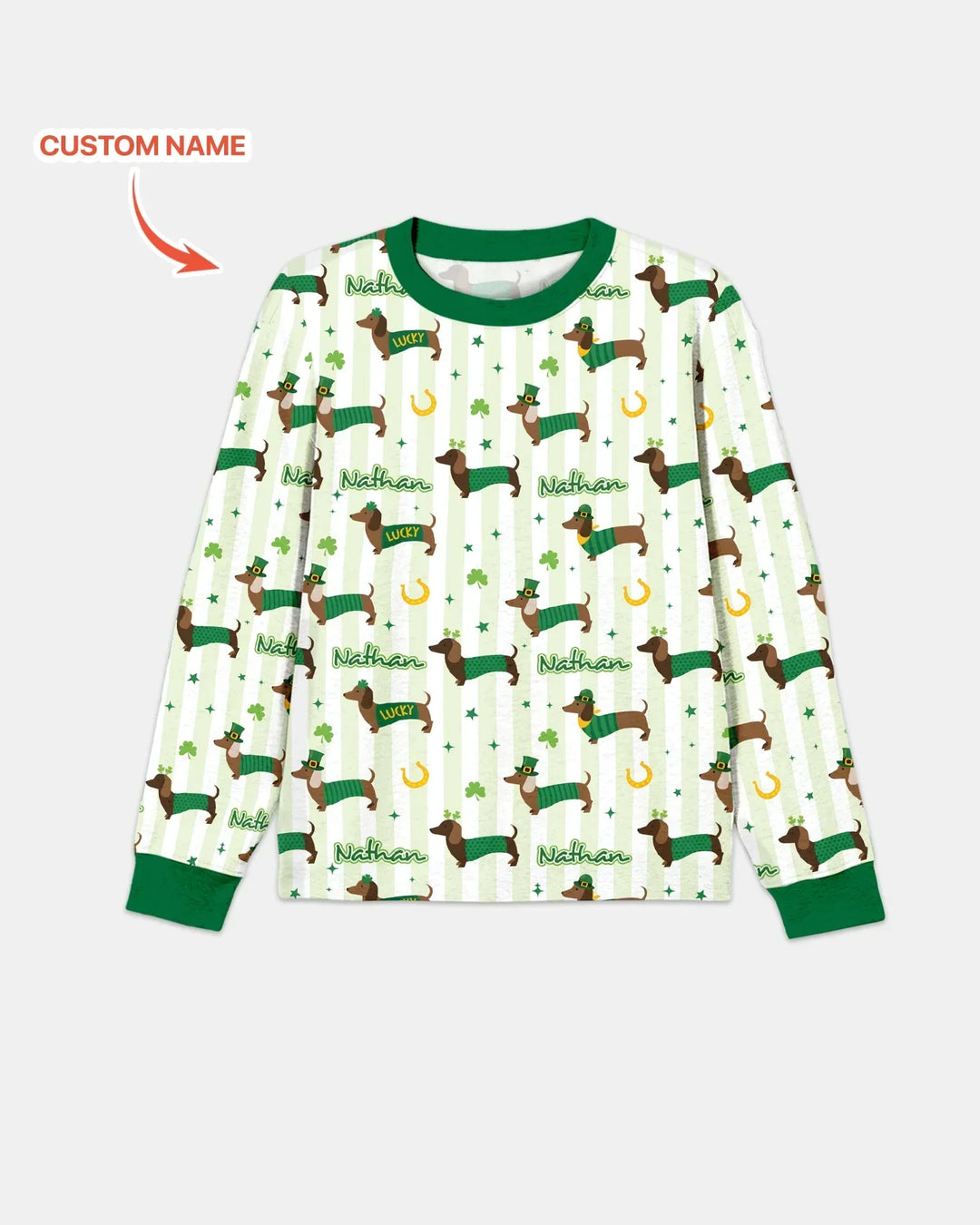 Vorlage Benutzerdefiniertes Herren-Pyjama-Set
