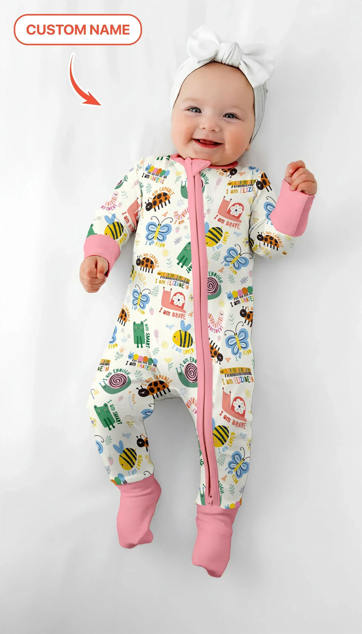 Gerippte Babykleidung mit individuellem Foto - Weich &amp; Skizzenhaft