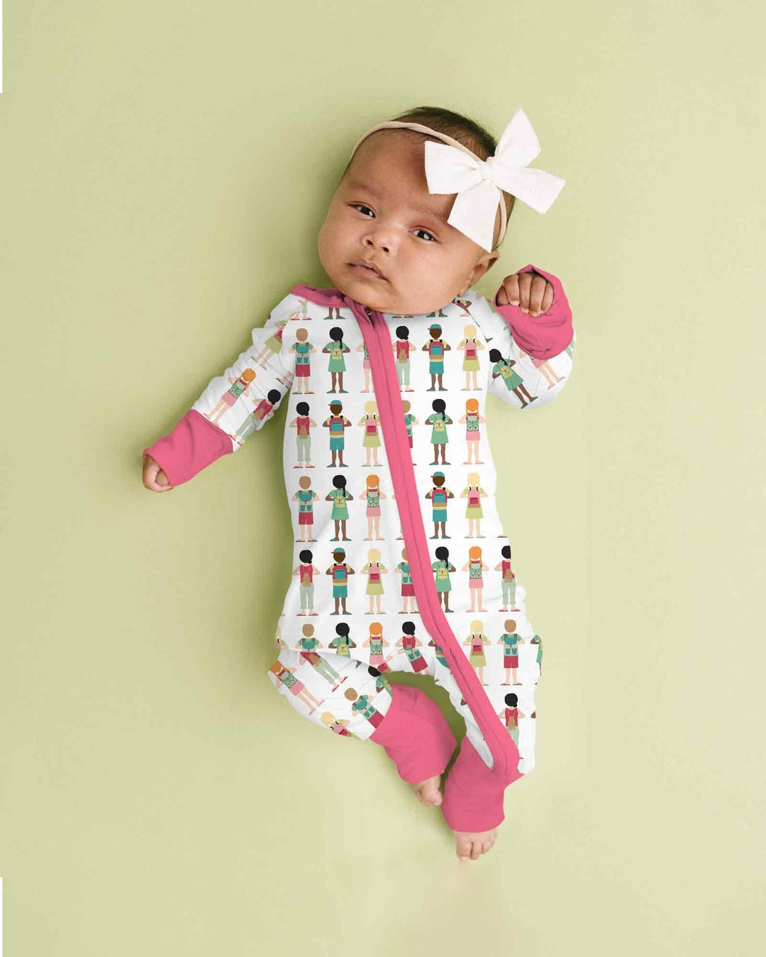 Gerippte Babykleidung mit individuellem Foto - Weich &amp; Skizzenhaft