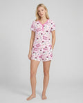 Guess What? Chicken Butt! Bamboo Women Short Sleeve Short Pajama Set