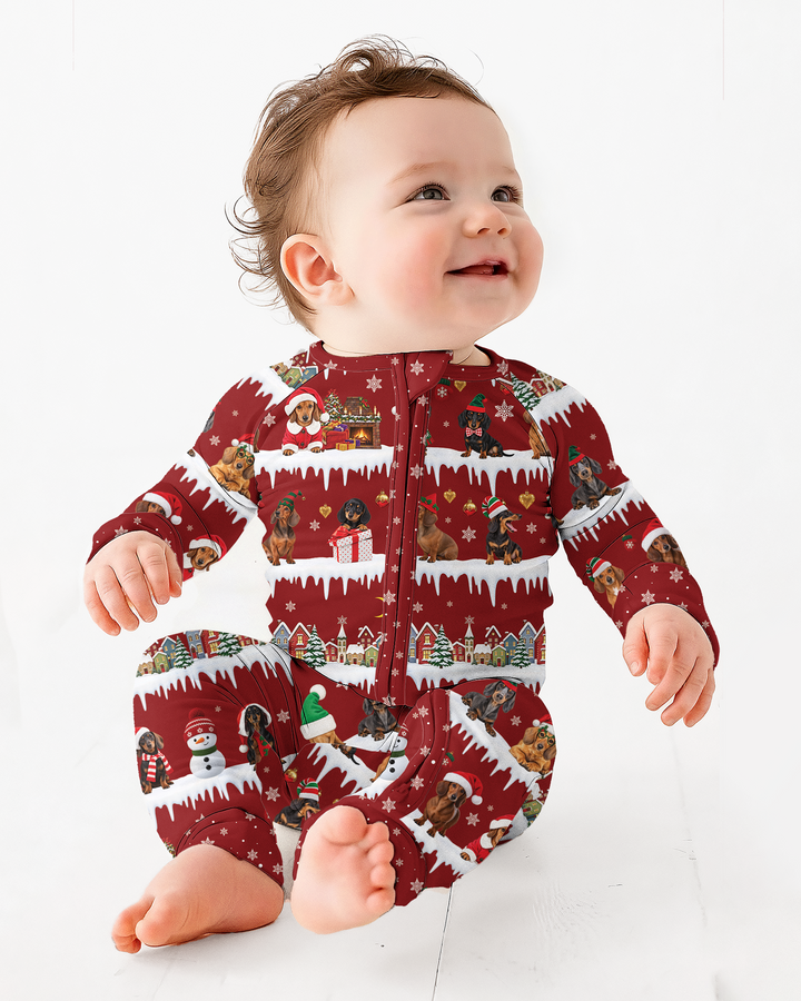 Dachshund Through The Snow Bamboo Convertible Zippy