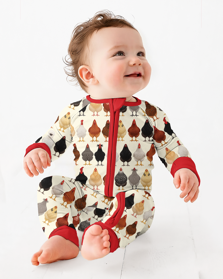 Cluckin' Cute Bamboo Convertible Zippy