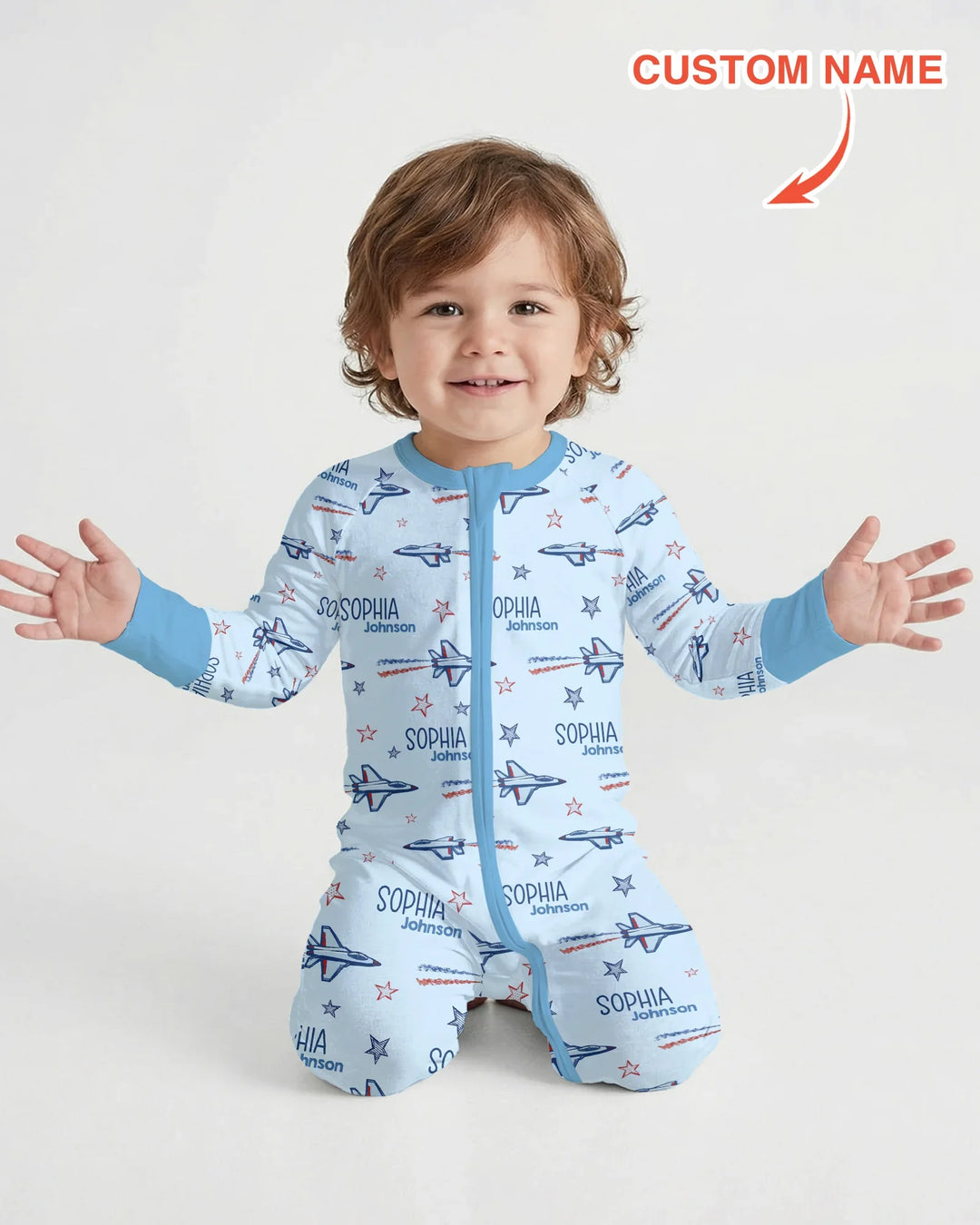 Gerippte Babykleidung mit individuellem Foto - Weich &amp; Skizzenhaft
