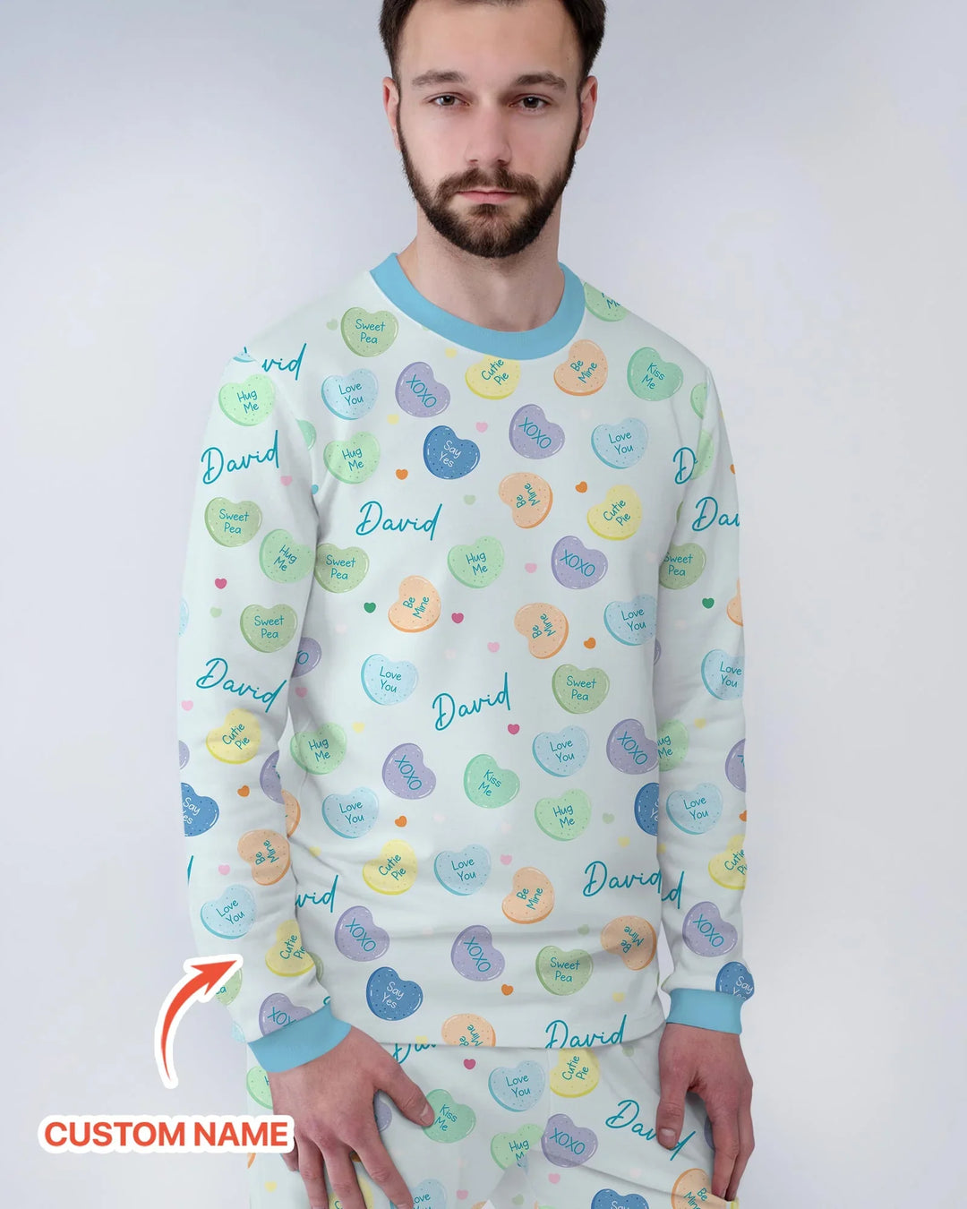 Vorlage Benutzerdefiniertes Herren-Pyjama-Set