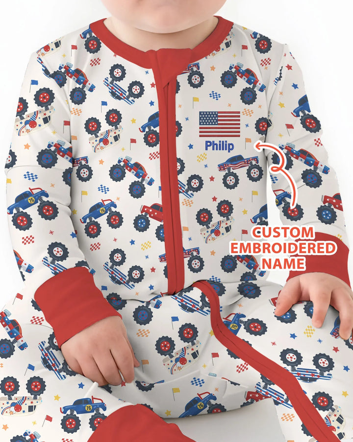 Gerippte Babykleidung mit individuellem Foto - Weich &amp; Skizzenhaft