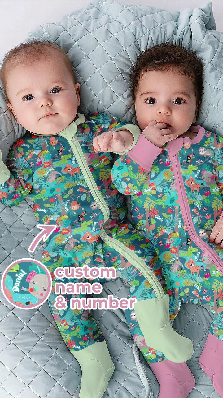 Gerippte Babykleidung mit individuellem Foto - Weich &amp; Skizzenhaft