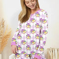 Mardi Gras Donut Bamboo Women Pajama Set