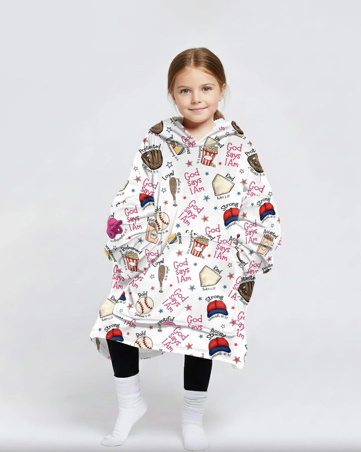 Christlicher Baseball tragbarer Bambus-Deckenpullover
