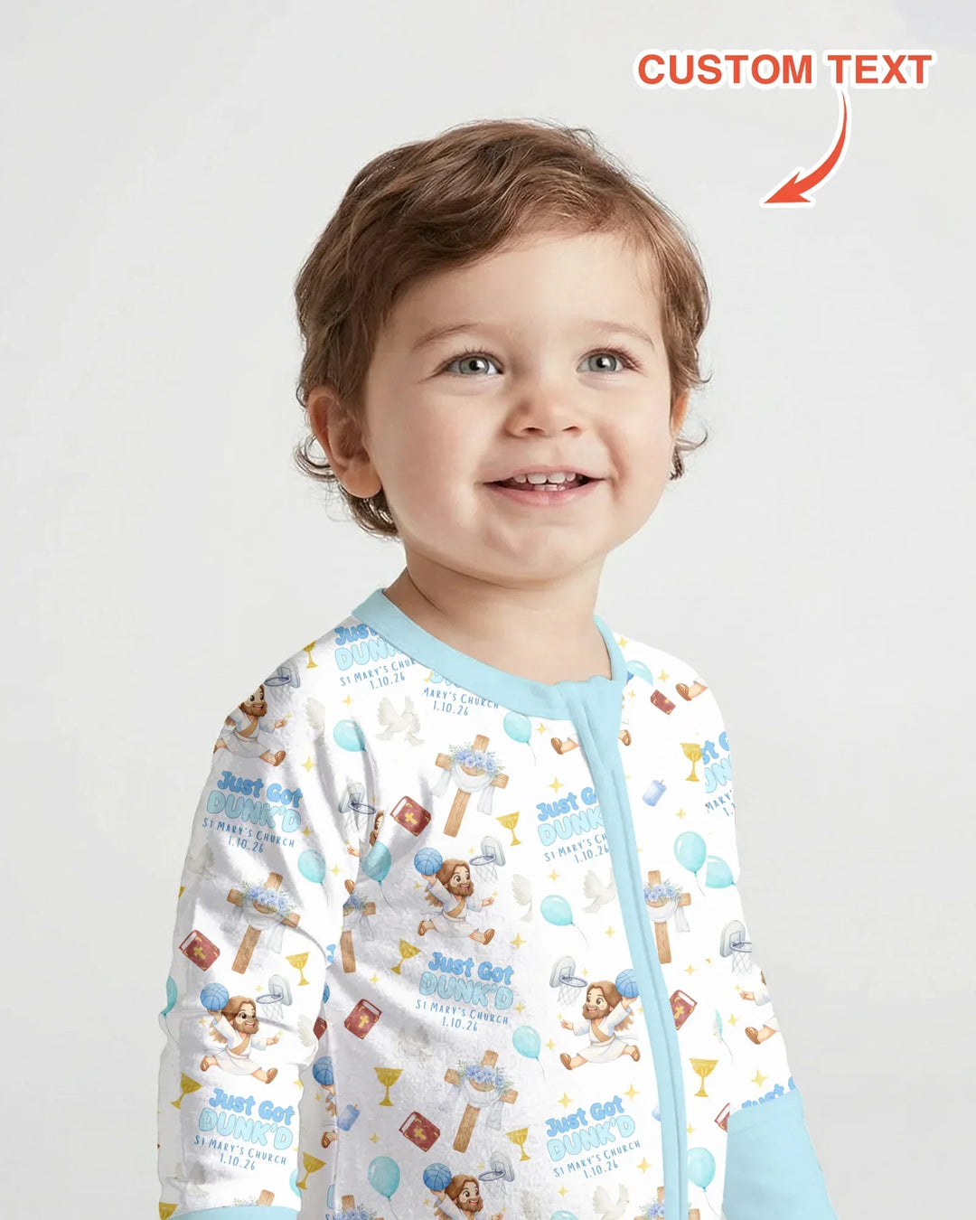 Gerippte Babykleidung mit individuellem Foto - Weich &amp; Skizzenhaft