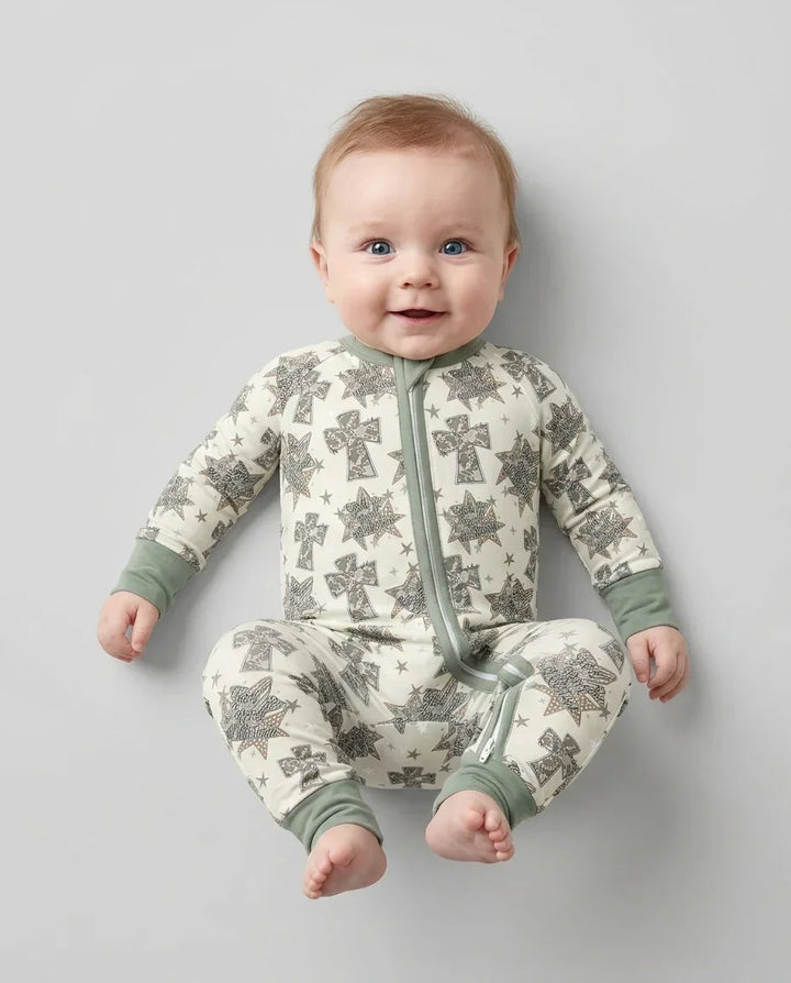 Gerippte Babykleidung mit individuellem Foto - Weich &amp; Skizzenhaft