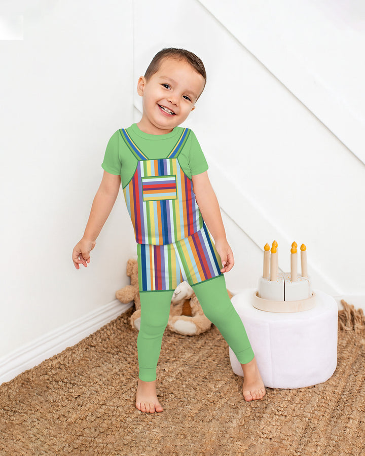 Tiny Little Chef Bamboo Two Piece Short Sleeve Pajama Set