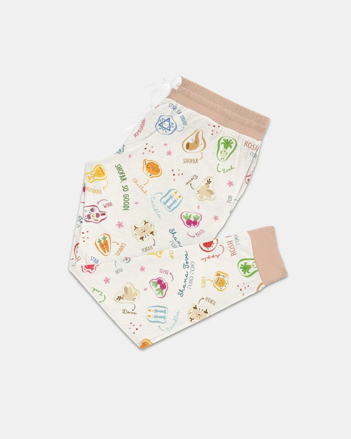 Happy Rosh Hashanah Bamboo Women Pajama Set