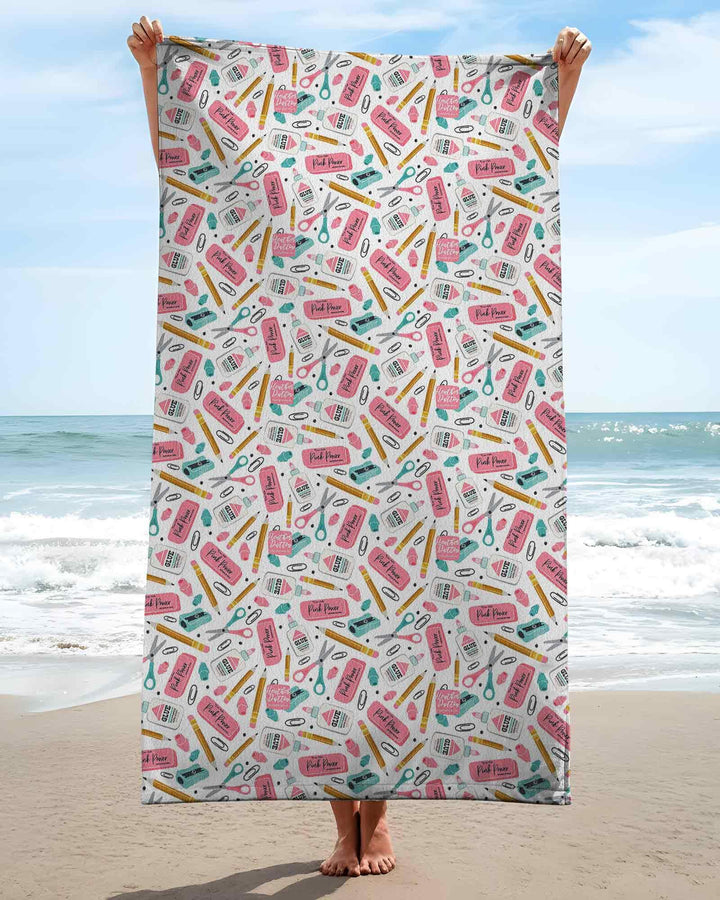 Vorlage Bambus-Strandtuch