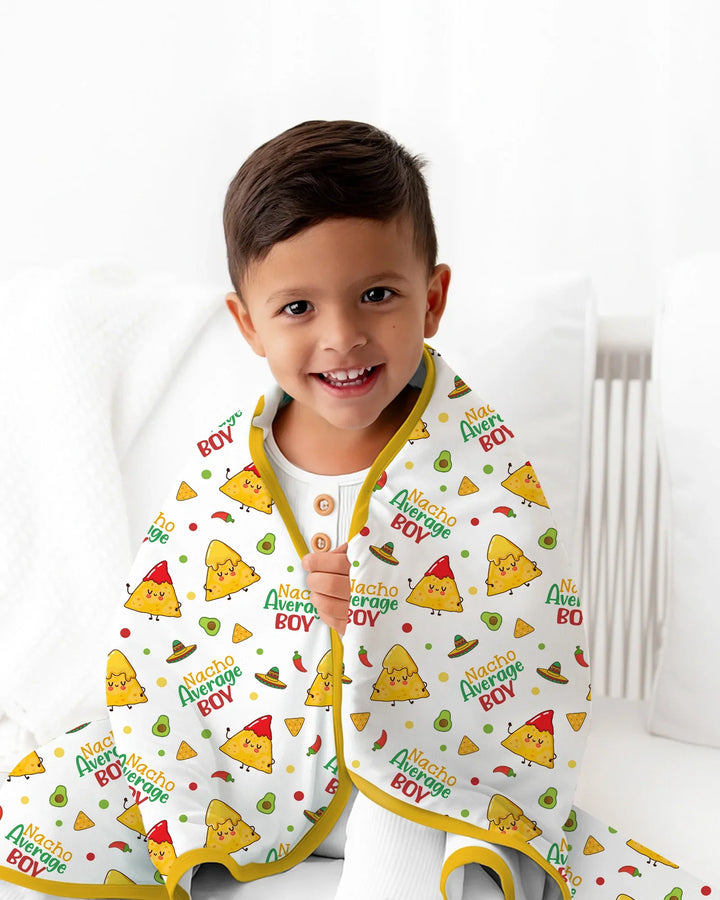 Lil Nacho Average Kid Bamboo Blanket
