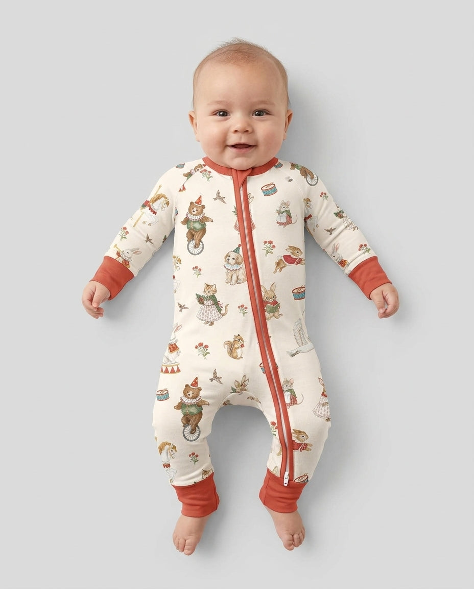 Winter & Vintage Bamboo Convertible Zippy