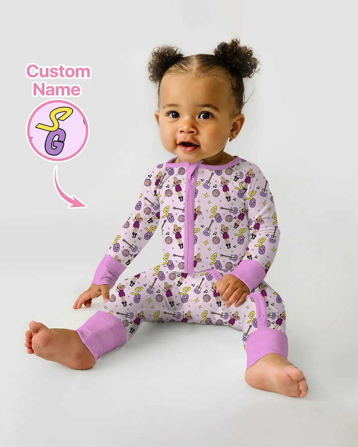 Gerippte Babykleidung mit individuellem Foto - Weich &amp; Skizzenhaft