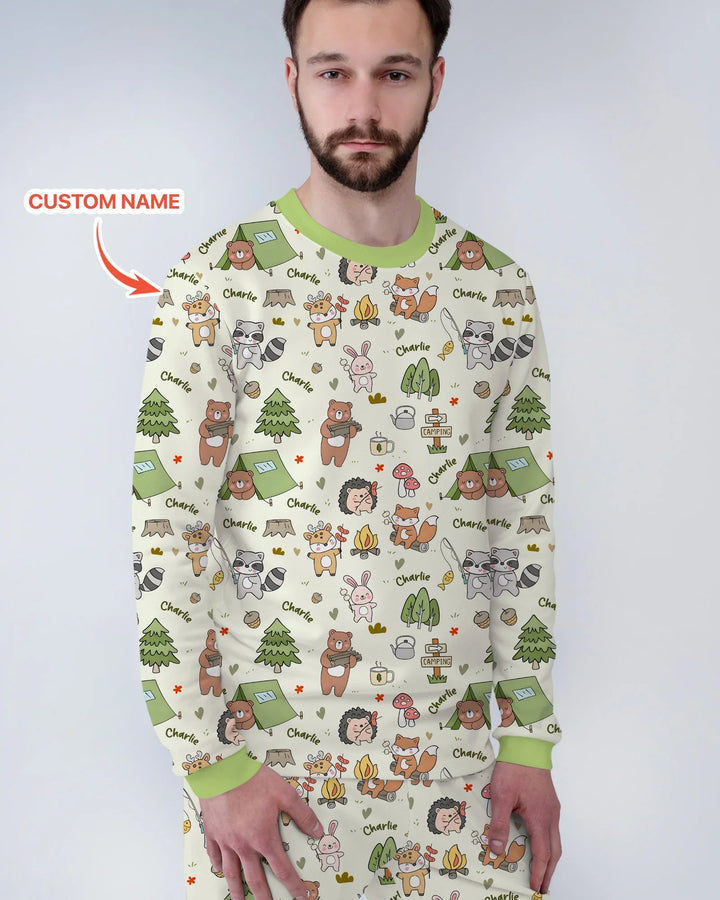 Vorlage Benutzerdefiniertes Herren-Pyjama-Set