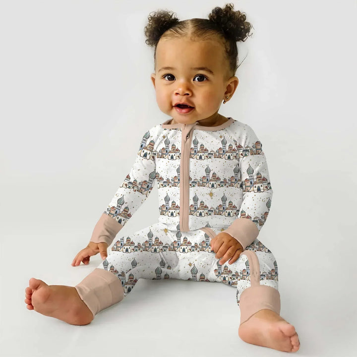 Gerippte Babykleidung mit individuellem Foto - Weich &amp; Skizzenhaft