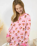 Born To Play Baseball Bamboo Women Pajama Set