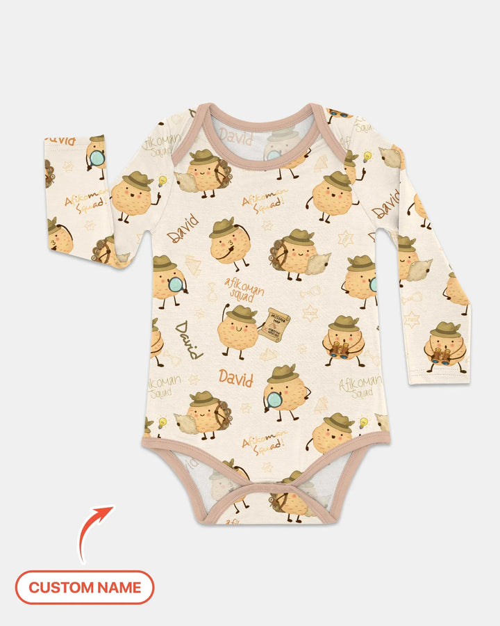 Gerippte Babykleidung mit individuellem Foto - Weich &amp; Skizzenhaft