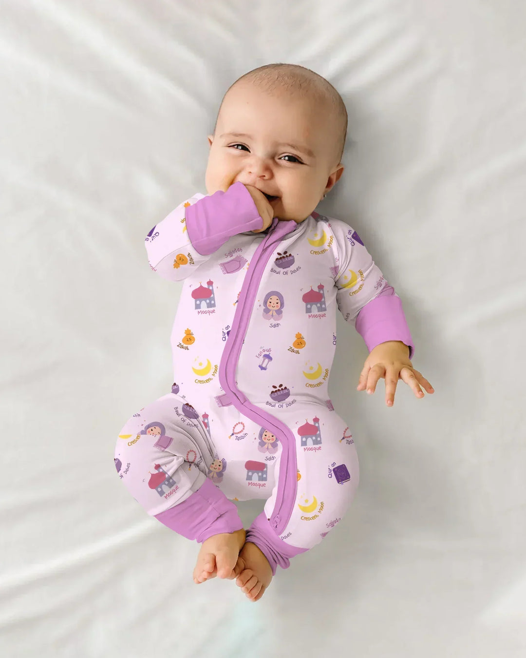 Gerippte Babykleidung mit individuellem Foto - Weich &amp; Skizzenhaft