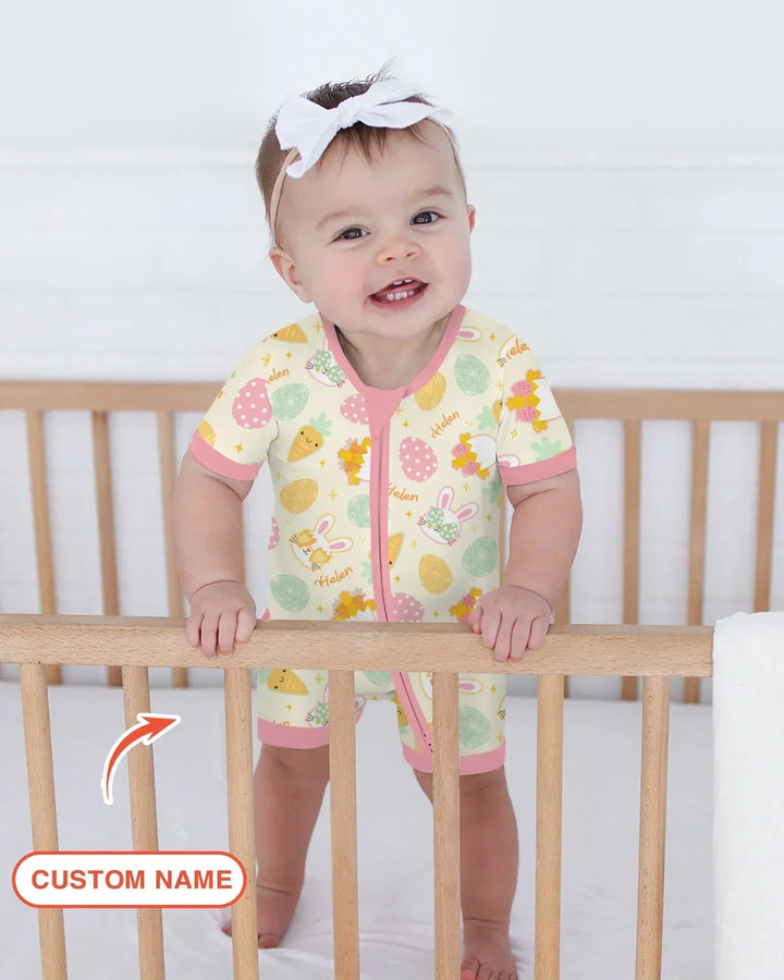 Retro Easter Bamboo Shorty Zippy
