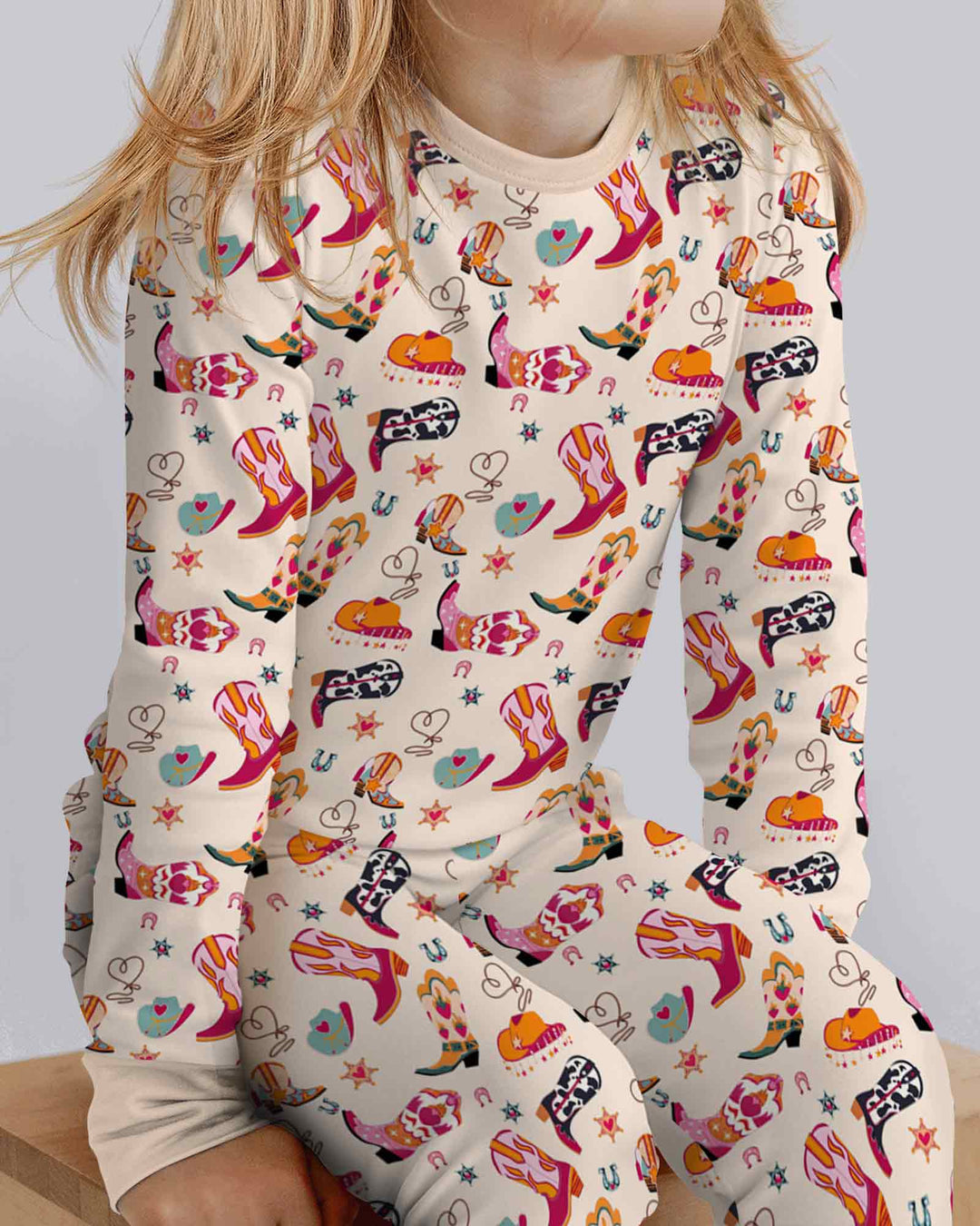 Rodeo Darling Bamboo Two Piece Long Sleeve Pajama Set