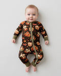 Pups in the Leaves Bamboo Convertible Zippy