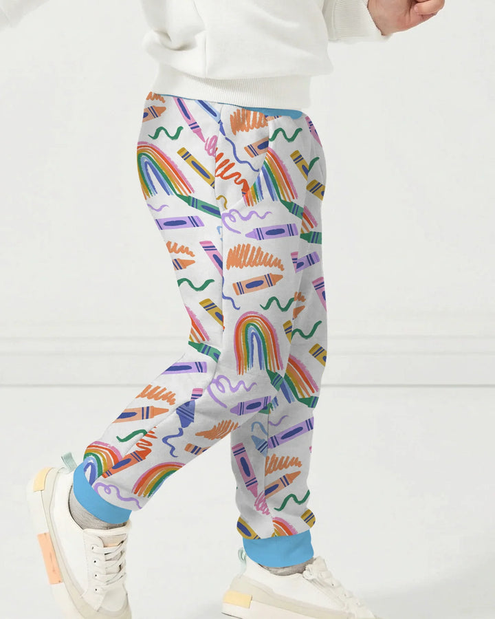 Crayon Chaos Bamboo Jogger
